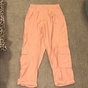 FP Movement Pink Coral Cargo Pants